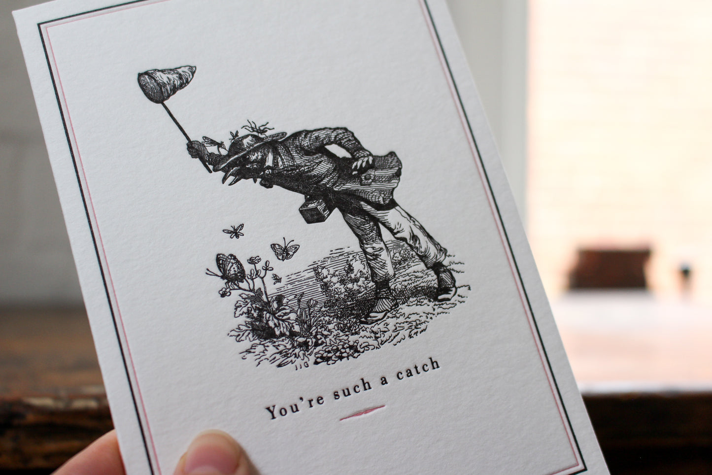 Letterpress Greeting Card - You're Such a Catch | Flywheel | Stationery | Tasmania