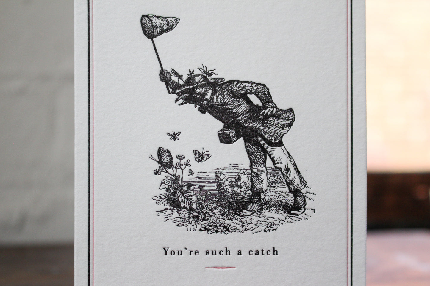 Letterpress Greeting Card - You're Such a Catch | Flywheel | Stationery | Tasmania