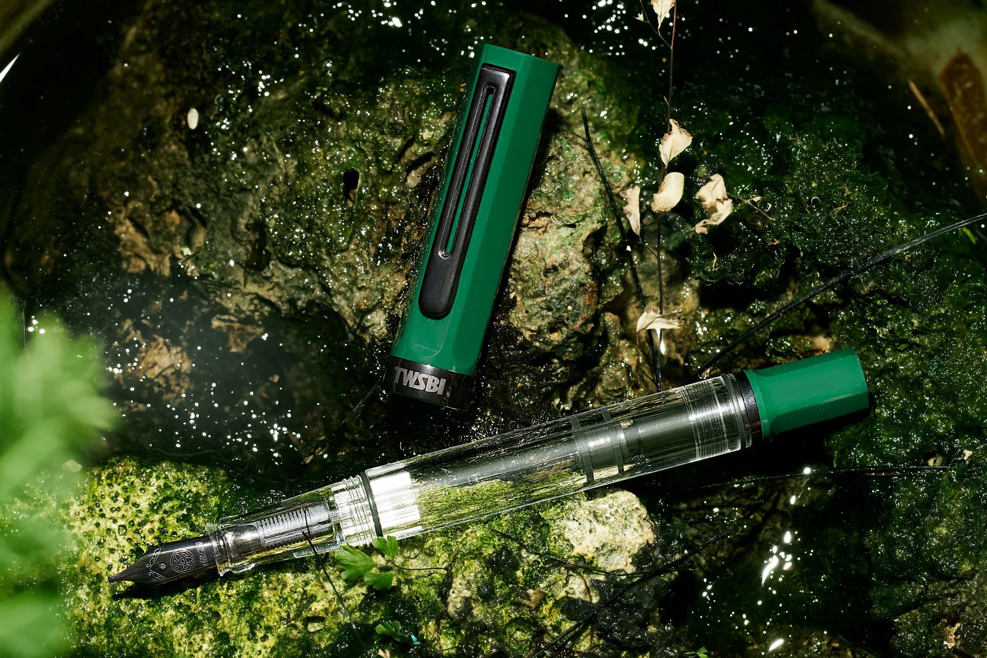 TWSBI Eco Fountain Pen - Irish Green with Onyx | Flywheel | Stationery | Tasmania