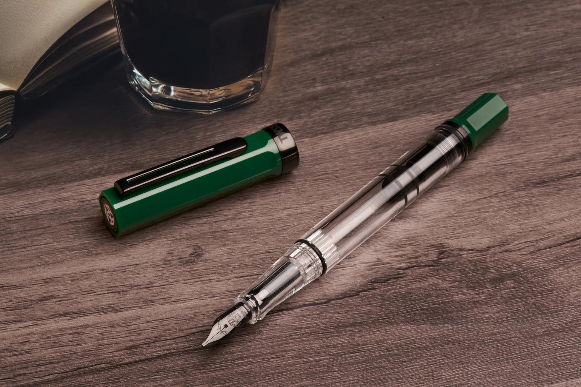 TWSBI Eco Fountain Pen - Irish Green with Onyx | Flywheel | Stationery | Tasmania