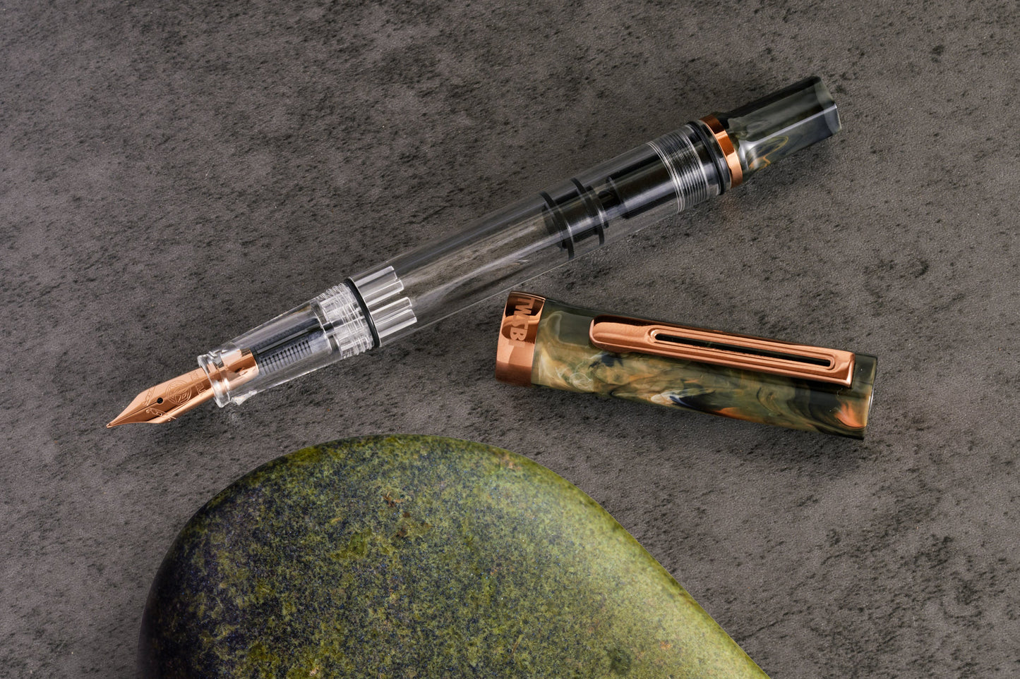 TWSBI Eco Fountain Pen - Serpentine with Bronze | Flywheel | Stationery | Tasmania