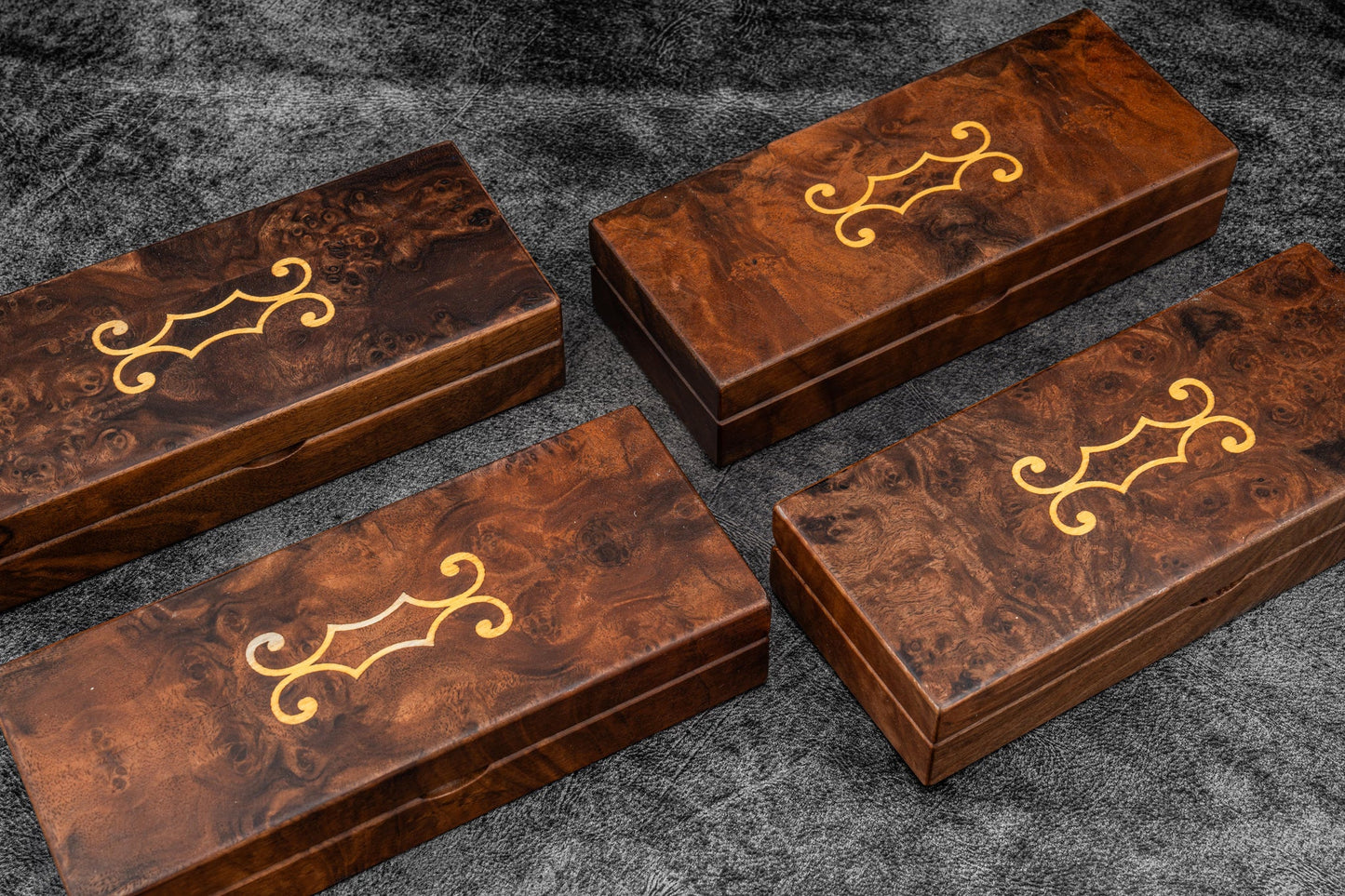Galen Leather Wooden Pen Display Case | Flywheel | Stationery | Tasmania