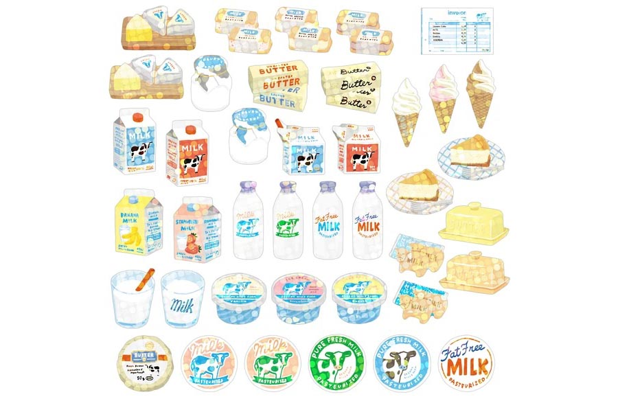 Greeting Life Inc. Stickers - Dairy Farm | Flywheel | Stationery | Tasmania