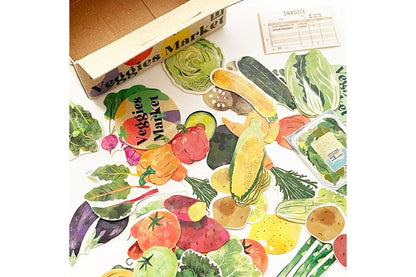 Greeting Life Inc. Stickers - Veggie Market | Flywheel | Stationery | Tasmania