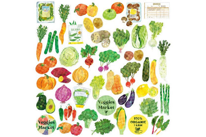 Greeting Life Inc. Stickers - Veggie Market | Flywheel | Stationery | Tasmania