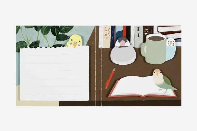 Greeting Life Inc. Sticky Notes - Bird | Flywheel | Stationery | Tasmania