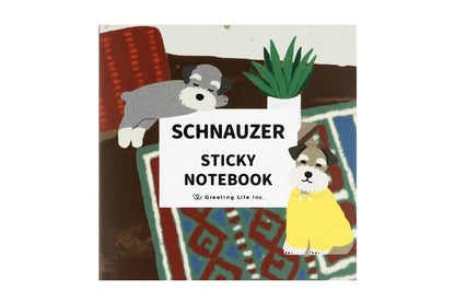Greeting Life Inc. Sticky Notes - Schnauzer | Flywheel | Stationery | Tasmania