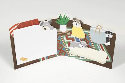 Greeting Life Inc. Sticky Notes - Schnauzer | Flywheel | Stationery | Tasmania