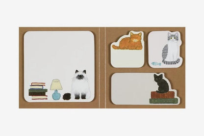 Greeting Life Inc. Sticky Notes - Yusuke Yonezu Cats | Flywheel | Stationery | Tasmania