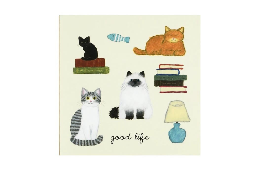 Greeting Life Inc. Sticky Notes - Yusuke Yonezu Cats | Flywheel | Stationery | Tasmania