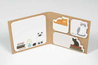Greeting Life Inc. Sticky Notes - Yusuke Yonezu Cats | Flywheel | Stationery | Tasmania