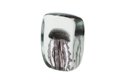 Here by Detail Jellyfish Paper Weight - Square/Purple | Flywheel | Stationery | Tasmania
