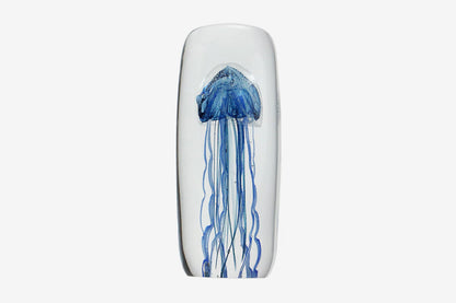Here by Detail Jellyfish Paper Weight - Tall/Blue | Flywheel | Stationery | Tasmania