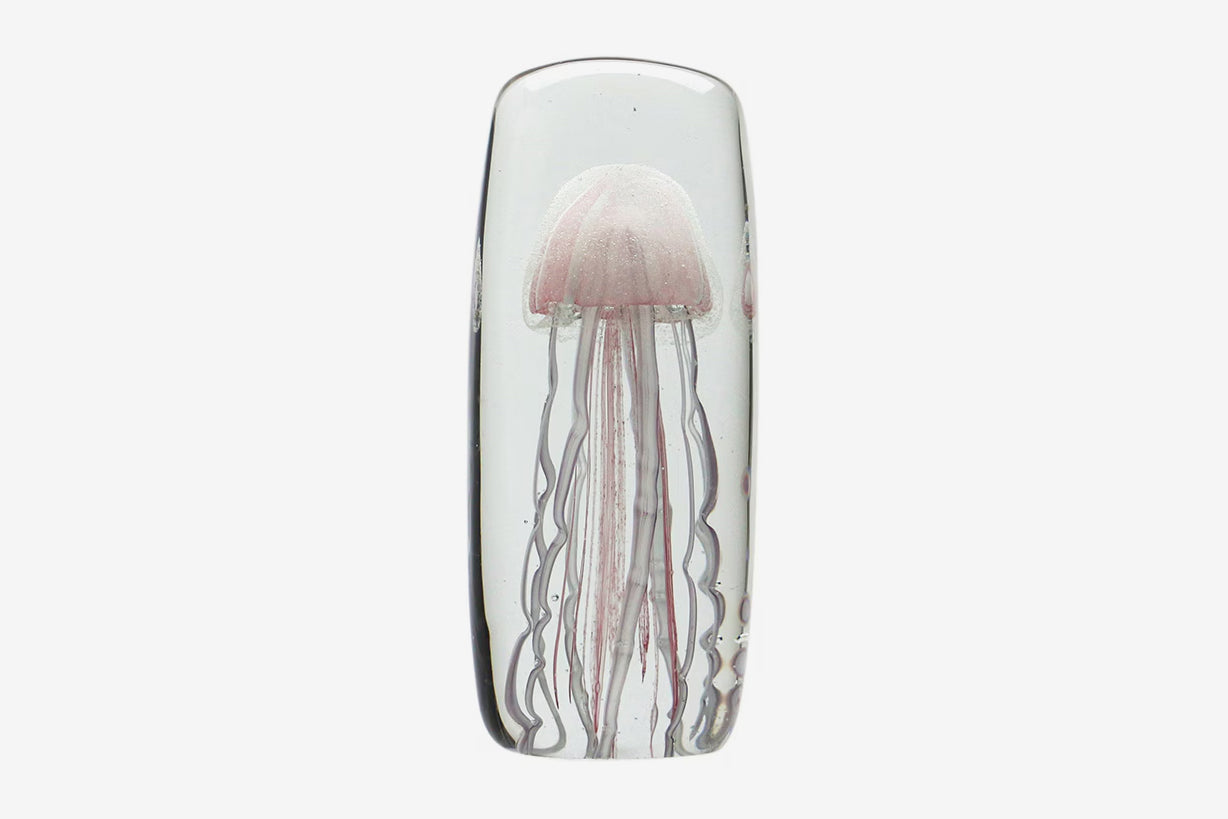 Here by Detail Jellyfish Paper Weight - Tall/Pink | Flywheel | Stationery | Tasmania