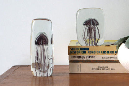 Here by Detail Jellyfish Paper Weight - Tall/Purple | Flywheel | Stationery | Tasmania