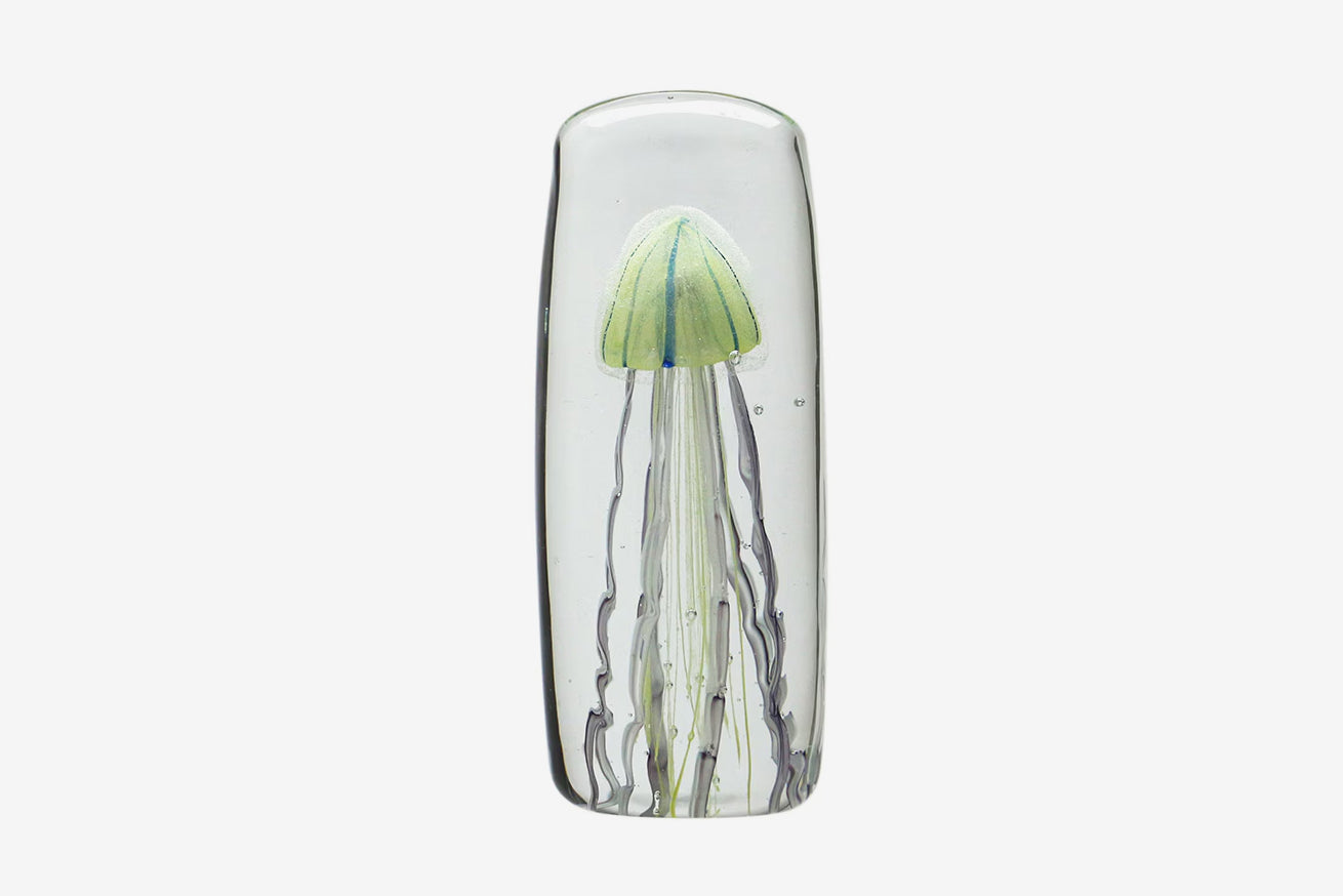 Here by Detail Jellyfish Paper Weight - Tall/Yellow | Flywheel | Stationery | Tasmania
