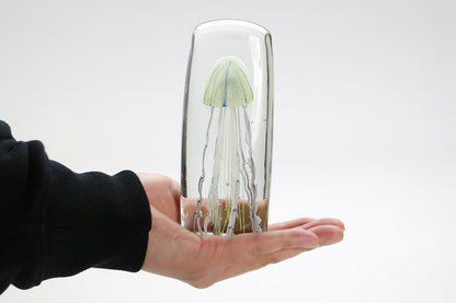 Here by Detail Jellyfish Paper Weight - Tall/Yellow | Flywheel | Stationery | Tasmania