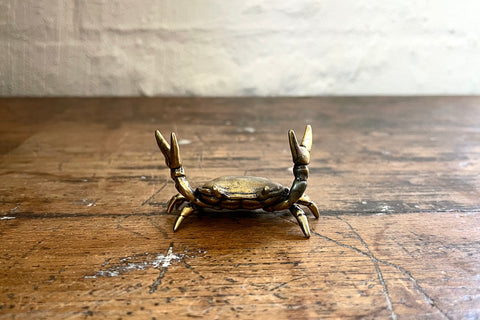 Brass Pen Rest - Crab | Flywheel | Stationery | Tasmania
