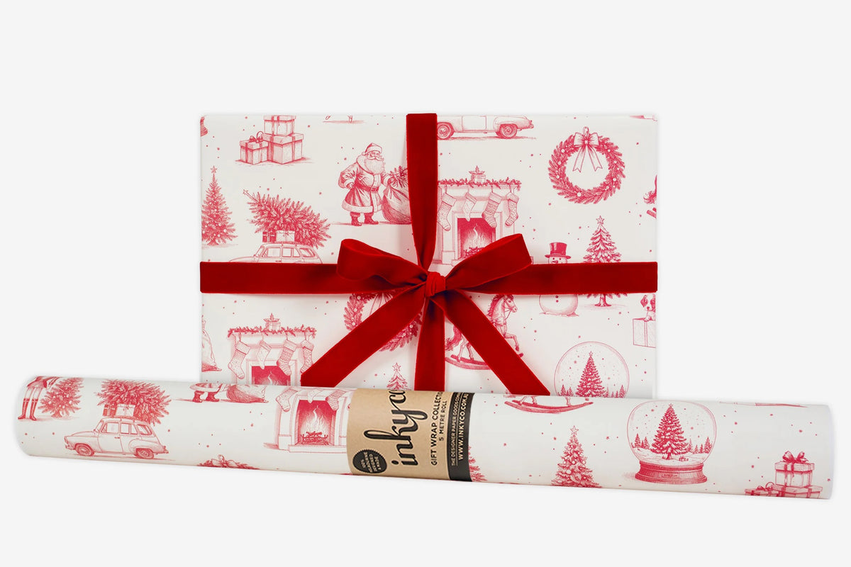 Inky Co Wrap - Christmas Eve Rouge General Flywheel Stationery Tasmania