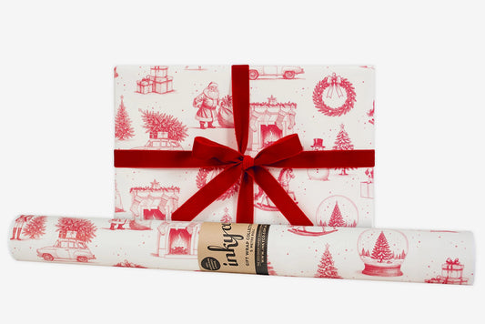 Inky Co Wrap - Christmas Eve Rouge General Flywheel Stationery Tasmania