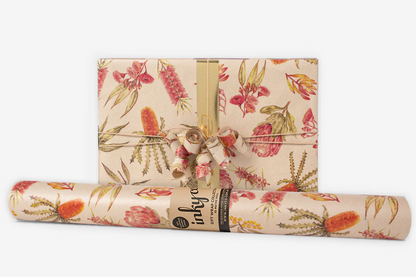 Inky Co Wrap - Flora Australis Kraft | Flywheel | Stationery | Tasmania