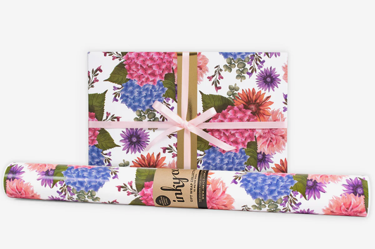 Inky Co Wrap - Hydrangea Posey | Flywheel | Stationery | Tasmania