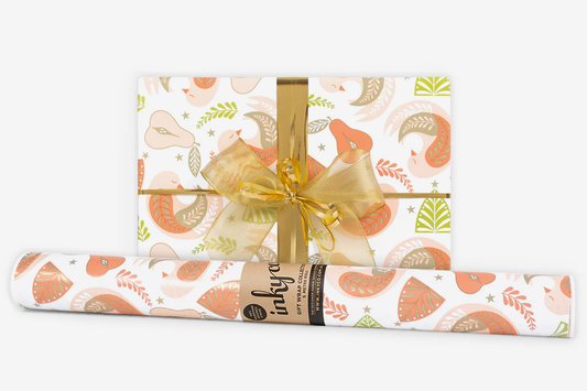 Inky Co Wrap - In a Pear Tree | Flywheel | Stationery | Tasmania