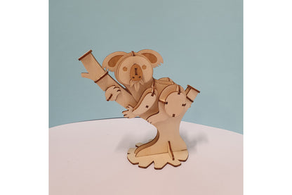 Ki-No-Ki 3D Wooden Puzzle - Koala | Flywheel | Stationery | Tasmania