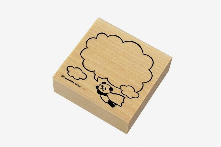 Kodomo No Kao Stamp - Balloon Panda | Flywheel | Stationery | Tasmania