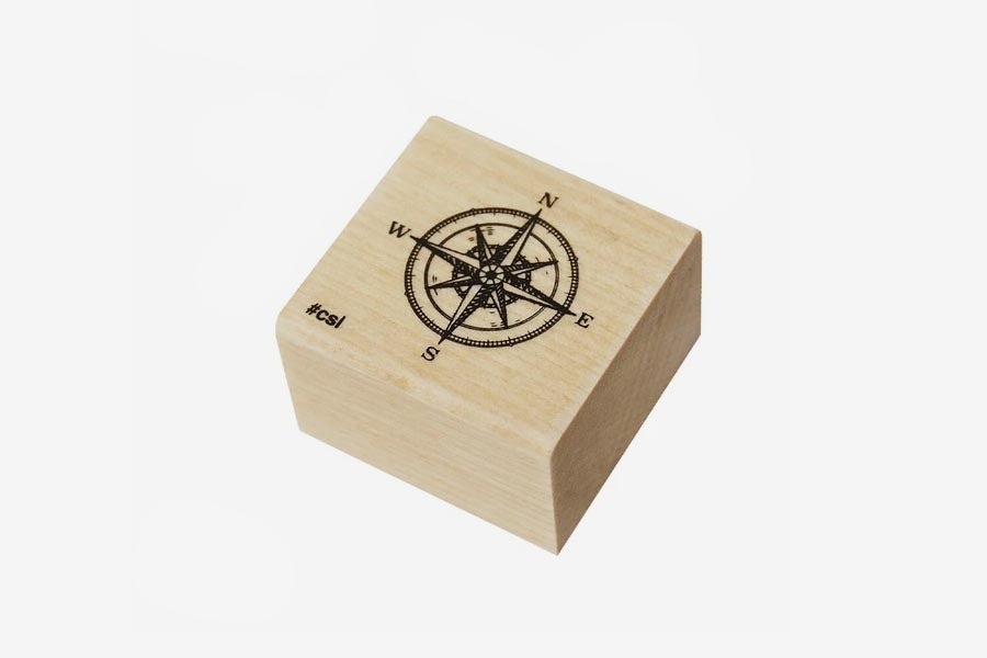 Kodomo No Kao Stamp - Compass | Flywheel | Stationery | Tasmania