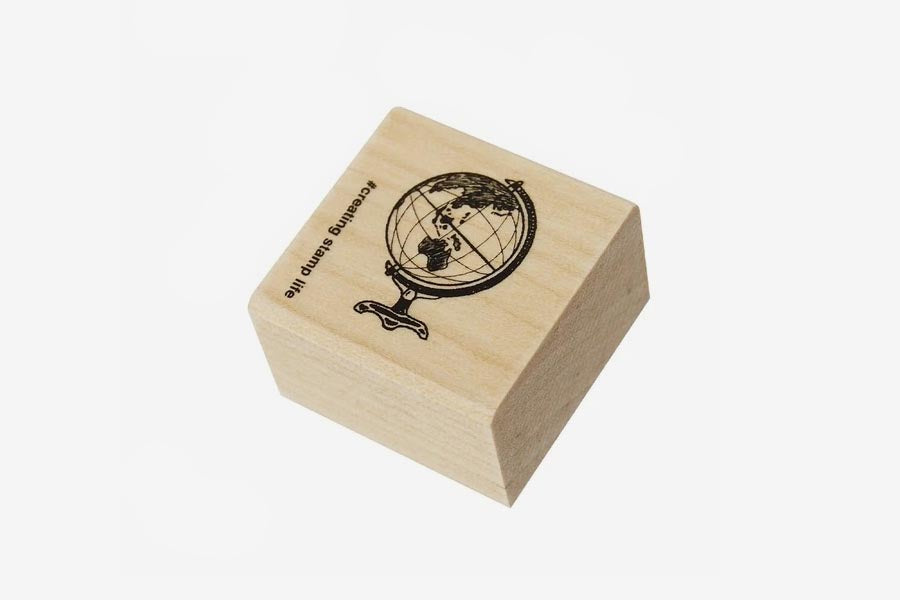 Kodomo No Kao Stamp - Globe | Flywheel | Stationery | Tasmania