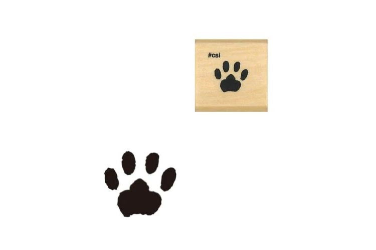 Kodomo No Kao Stamp - Mini Paw Print | Flywheel | Stationery | Tasmania