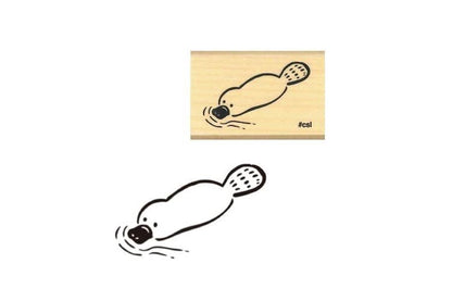 Kodomo No Kao Stamp - Platypus | Flywheel | Stationery | Tasmania