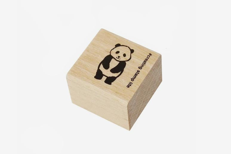 Kodomo No Kao Stamp - Standing Panda | Flywheel | Stationery | Tasmania