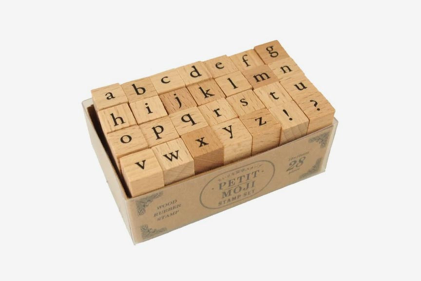 Kodomo No Kao Stamp Set - Lowercase Large | Flywheel | Stationery | Tasmania