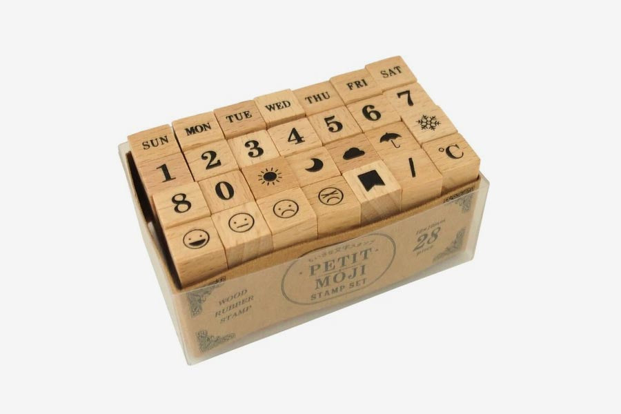 Kodomo No Kao Stamp Set - Week | Flywheel | Stationery | Tasmania