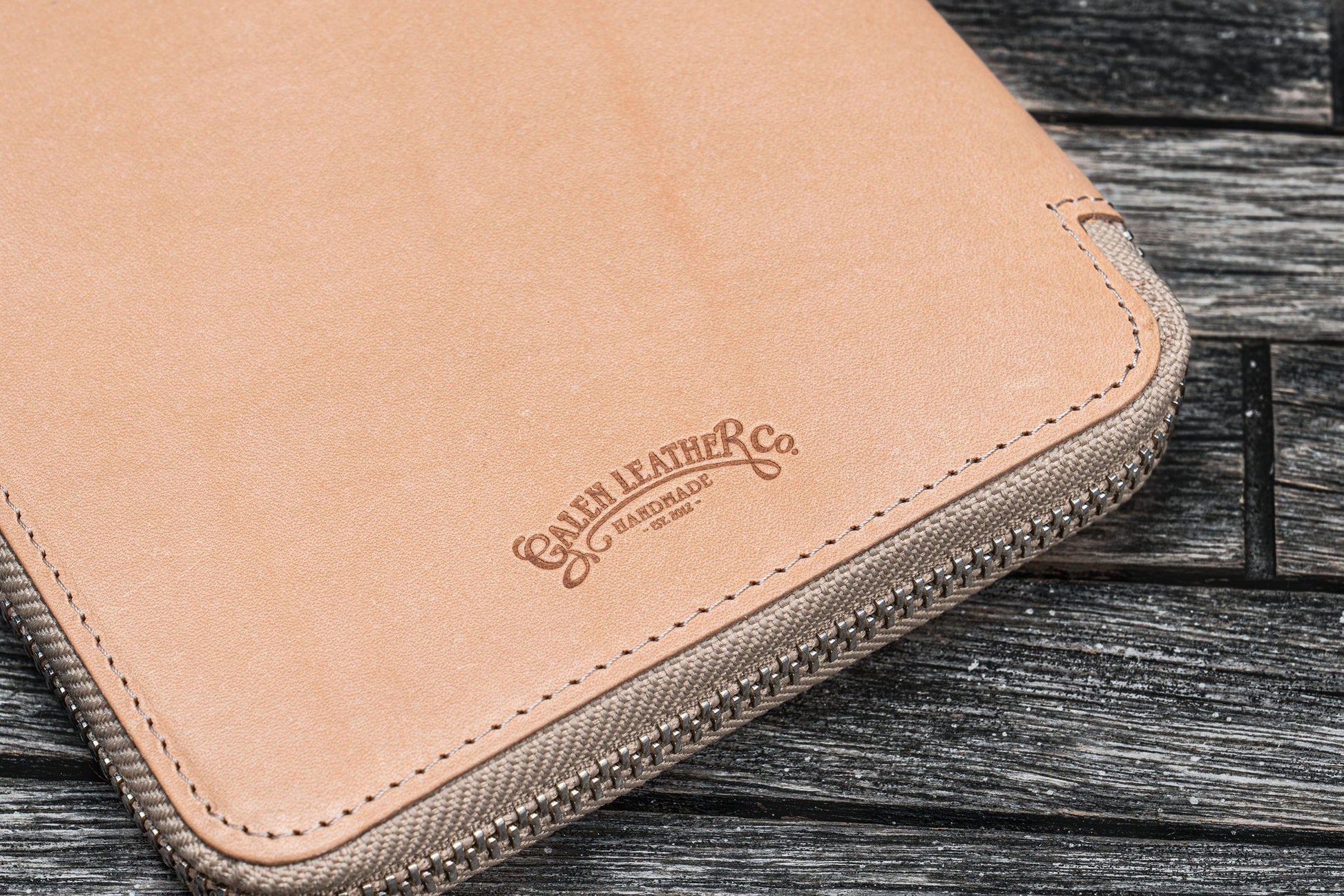 Galen Leather B6 Leather Notebook Folio - Undyed | Flywheel | Stationery | Tasmania