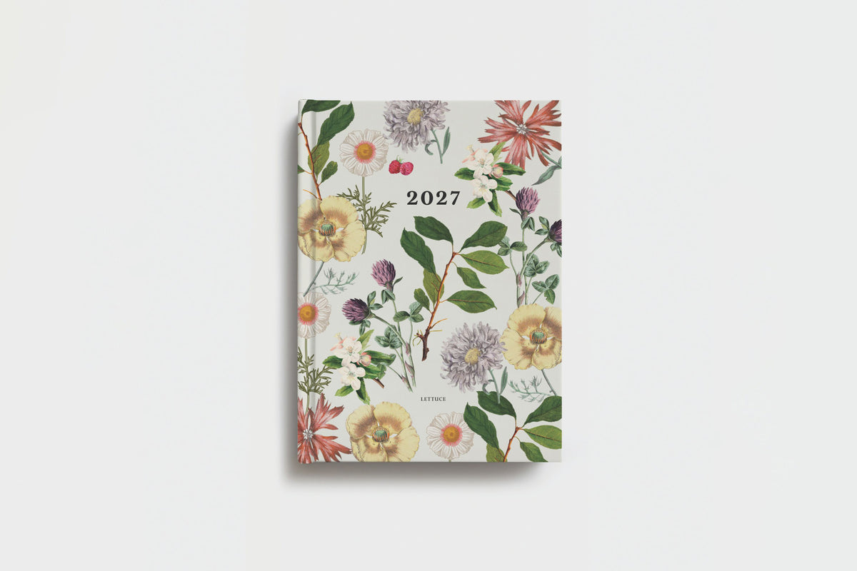 Lettuce 2027 Daily Diary - Berry & Bloom Flywheel Stationery Tasmania