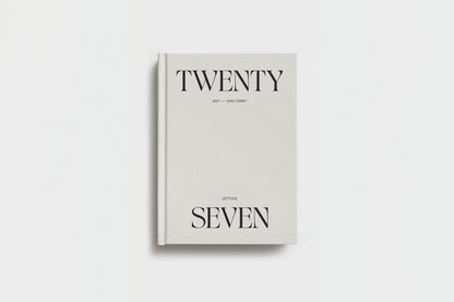 Lettuce 2027 Daily Diary - Minimal Typographic Flywheel Stationery Tasmania