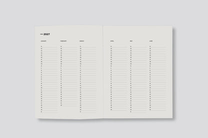 Lettuce 2027 Weekly Diary - Golden Flywheel Stationery Tasmania