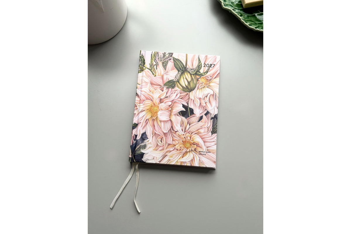 Lettuce 2027 Weekly Diary - Golden Flywheel Stationery Tasmania