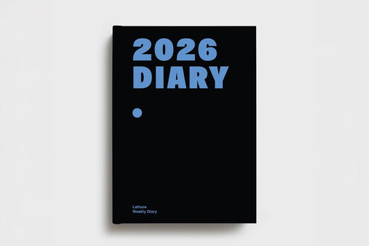 Lettuce 2026 Weekly Diary - Midnight | Flywheel | Stationery | Tasmania