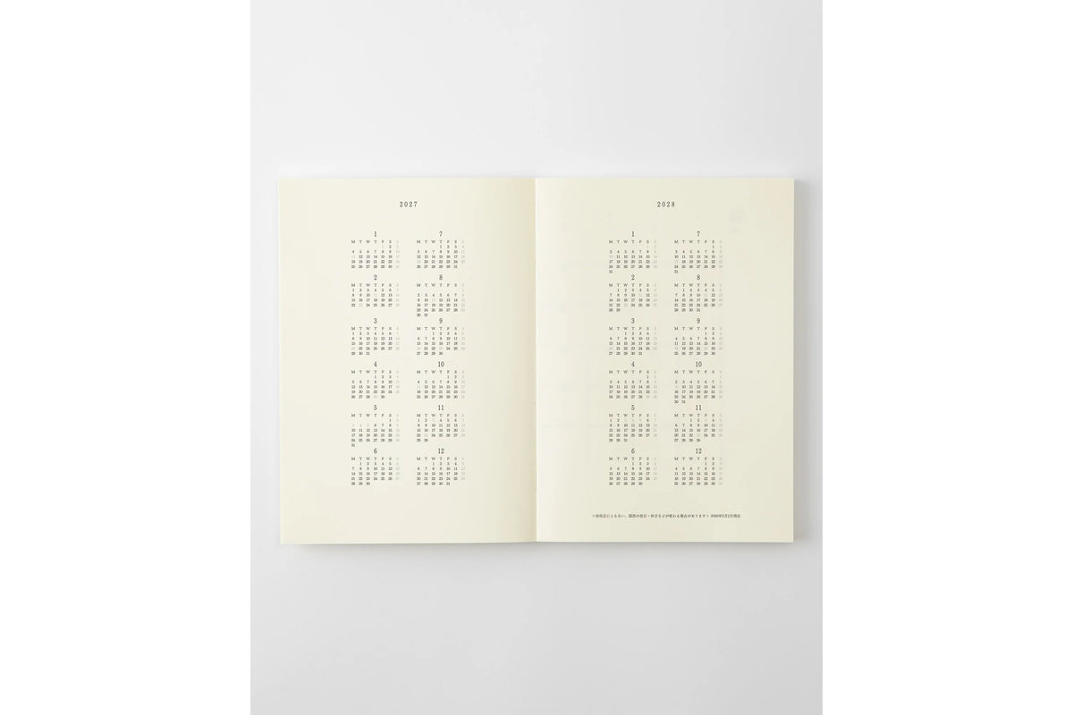 MD 2027 Notebook Diary - A5