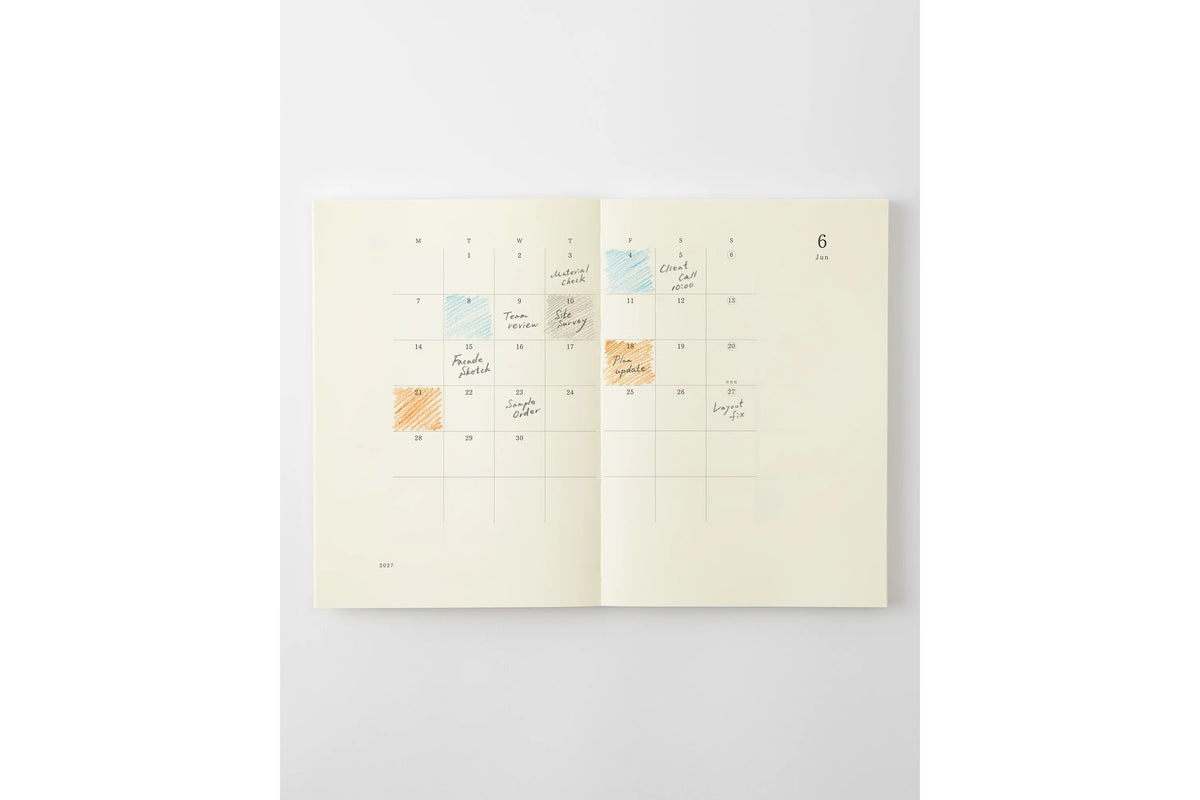 MD 2027 Notebook Diary - A5