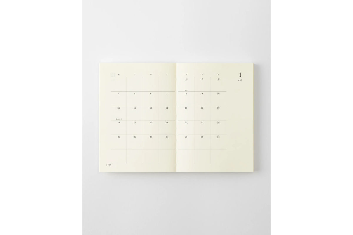 MD 2027 Notebook Diary - A6