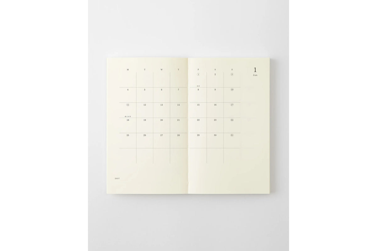MD 2027 Notebook Diary - B6 Slim