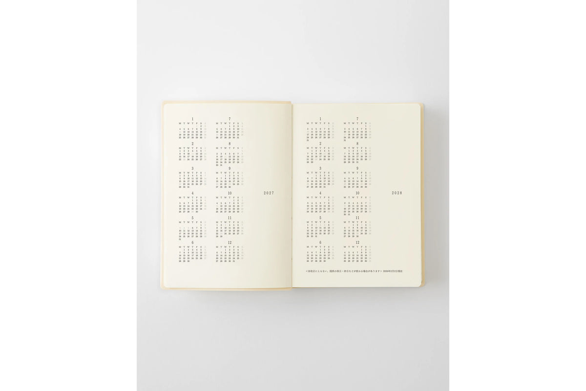 MD 2027 1 Page Per Day Diary - A6