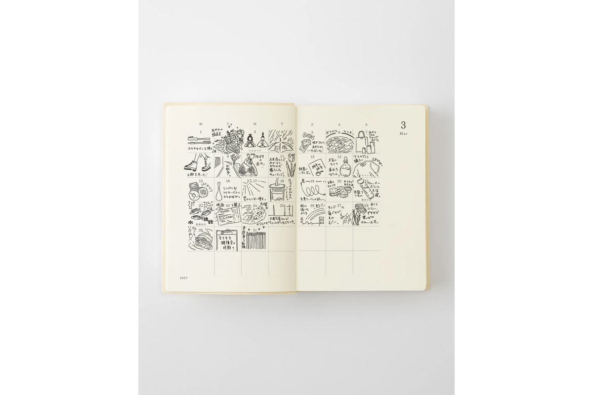MD 2027 1 Page Per Day Diary - A6