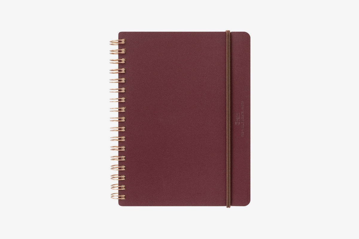 Midori Grain Notebook - B6 Red