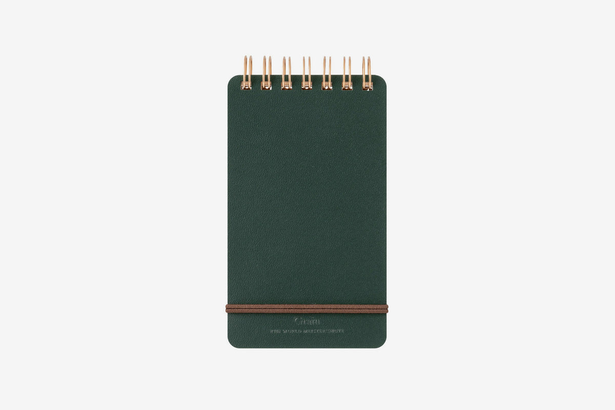 Midori Grain Notebook - Memo Green Notebooks Flywheel Stationery Tasmania